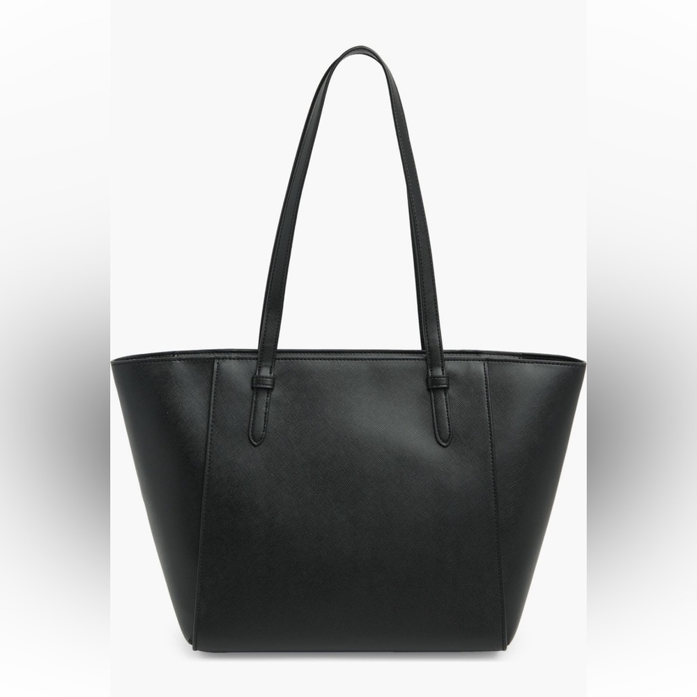 KATE SPADE BLACK LEATHER TOTE - Picture 3 of 5